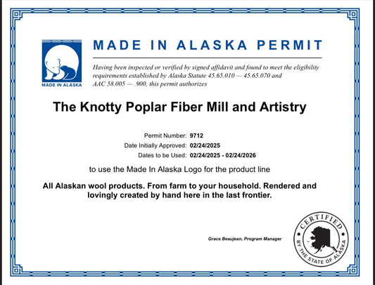 We’re proud to participate in the Made In Alaska Program!