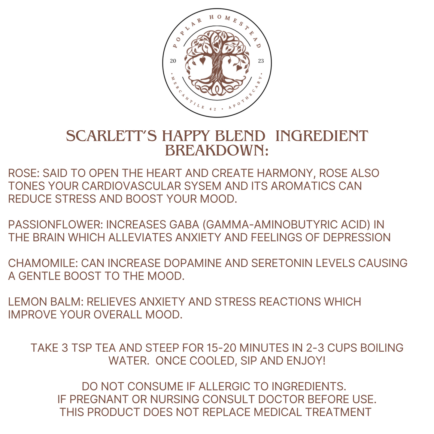 Scarlett’s Happy Blend Tea