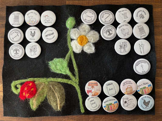 Homesteading Pun 1.25 Button Pins
