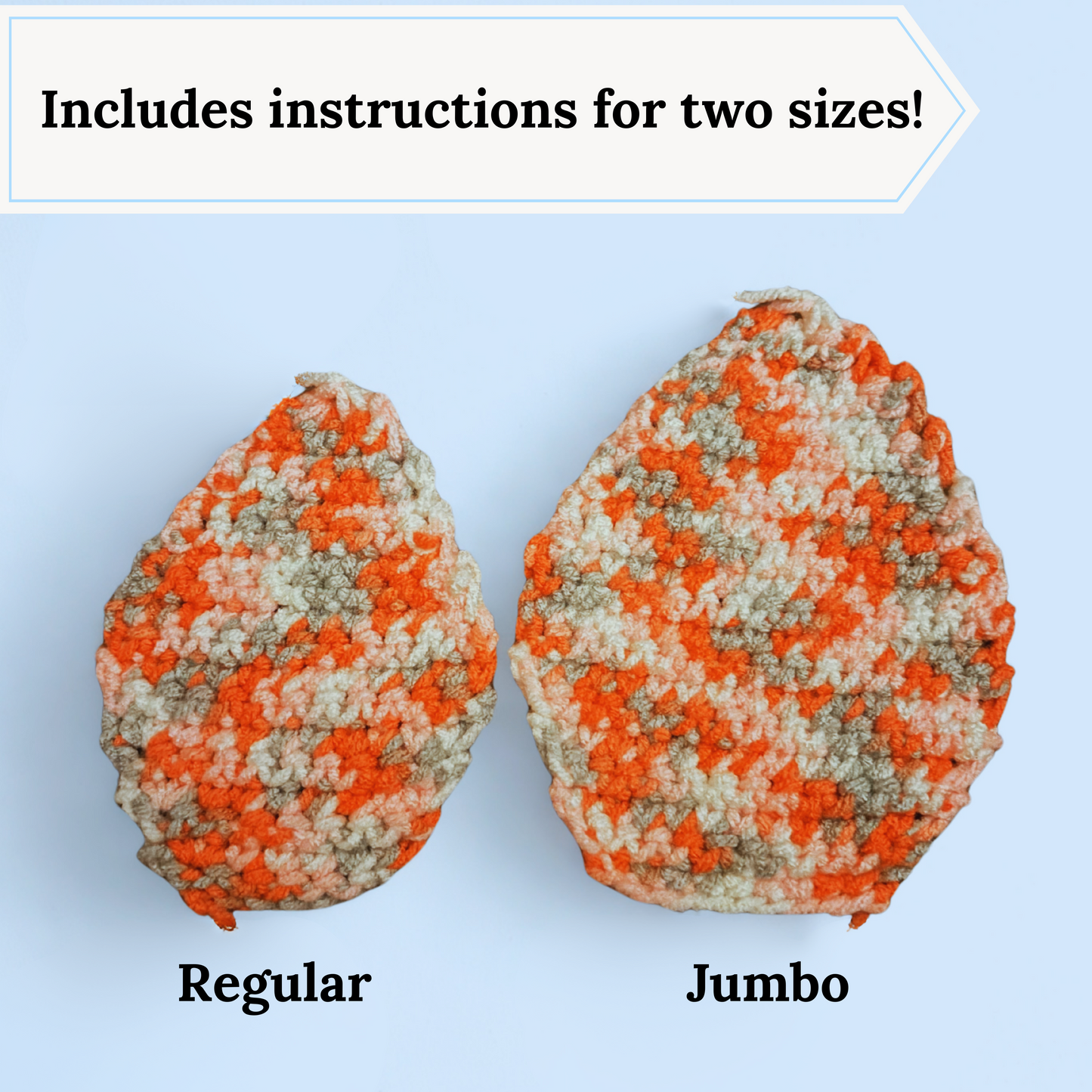Crochet Reusable Easter Eggs- PATTERN ONLY