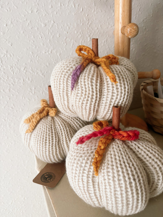 Handmade Cinnamon Pumpkins